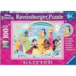 Ravensburger Puzzle 100 pz. Disney Princess Glitter