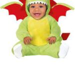 Costume Drago Draghetto Verde
