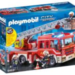 Playmobil Autoscala dei Vigili del Fuoco con Luci e Suoni