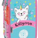 KITTICORN ASTUCCIO 3 ZIPPER 44 PEZZI