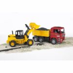 BRUDER MAN TGA Camion con pala meccanica FR130