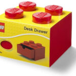 *Lego - Cassettiera Scrivania 4 - Rossa
