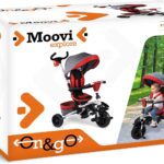 Triciclo On and Go Moovi Explorer Rosso Pieghevole