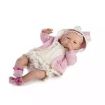 Berbesa Bambola Reborn Giacca con Cappuccio Rosa cm.50