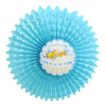 Pegaso Festone Rosone Battesimo Azzurro cm.50