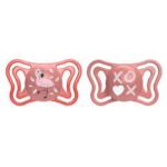 CHICCO SUCCHIETTO LIGHT ROSA SIL 6-16M 2PCS AC