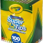 Crayola 100 Pennarelli Lavabili Super Tips