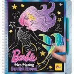 Lisciani Barbie Sketchbook Mer-Mazing Scratch Reveal