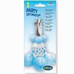 Pegaso Palloncini Mini Kit Primo compleanno Azzurro