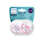 Avent 2 Succhietti Ultra Air 0-6m Femmina Mama