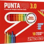 PENNARELLI PUNTAPRO 3.0 - SCATOLA DA 18 PZ SEVEN PENNARELLI