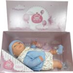 Berbesa Bambola Reborn Giacca con Cappuccio Azzurro cm.50