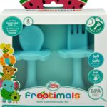 Frootimals Set Melamina Le Mie Prime Posate Azzurro