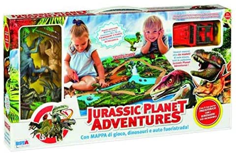 4921a3daf52421aa67ed7bfb5b8fd963 RSToys Planet dinosauri con Mappa e Fuoristada - immagine 1