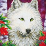 Diamond Dotz White Wolf