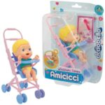Cicciobello Amicicci Passeggino con 1 personaggio