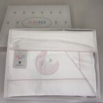 Coordinati Lettino Bianco/Rosa