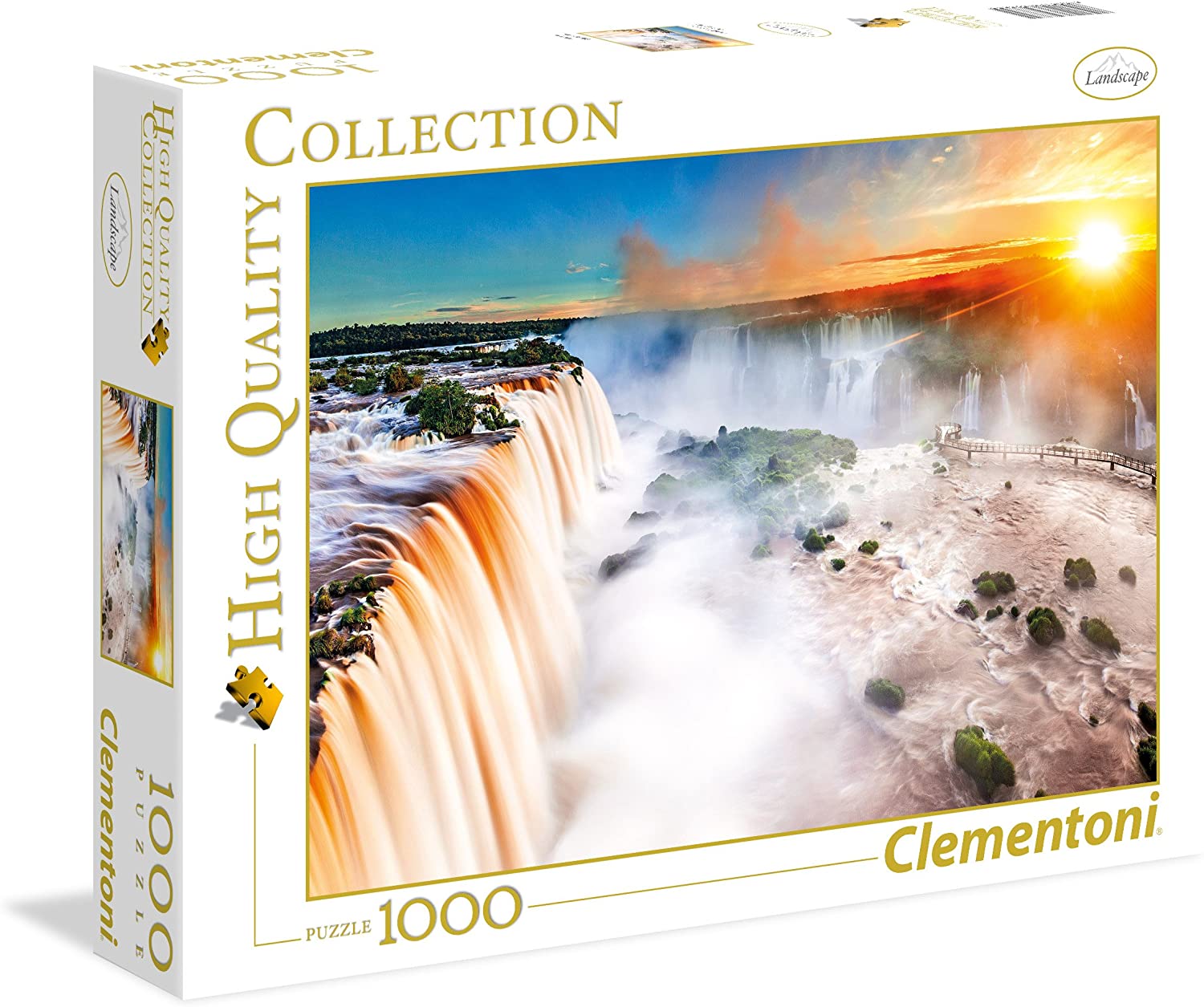 55cf7ba3c1e18257057b2eae12db2142 Clementoni Puzzle 1000 Pz. HQC Waterfall - immagine 1