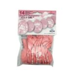Pegaso Set Palloncini Nascita It's Girl + 8 Neutri