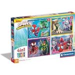 Clementoni Puzzle 4 in 1 Spidey And His Amazing Friends