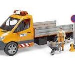 Bruder MB Sprinter Lavori Stradali con personaggi e accessori