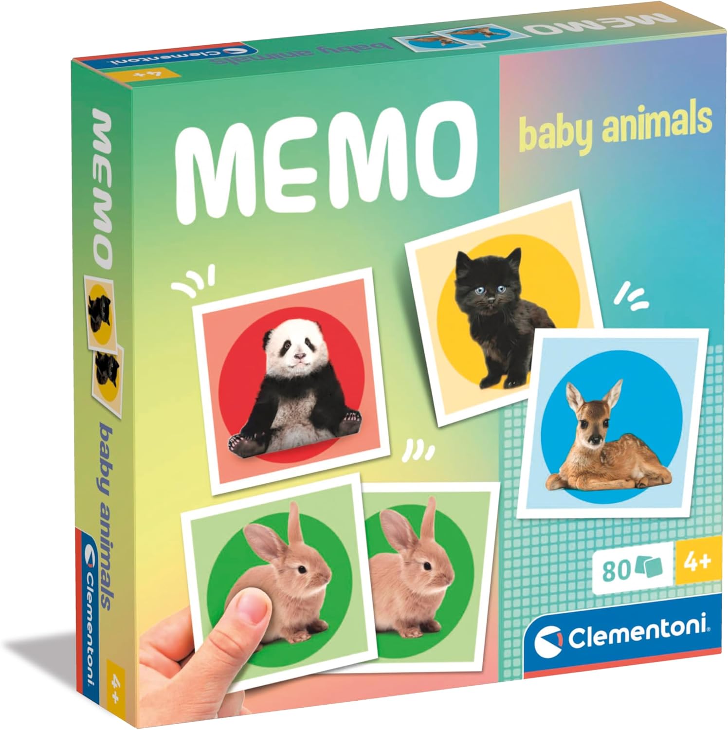 6ca0aab5cab3437e07a3afbc51f6904d Clementoni Memo - Baby Animali - immagine 1