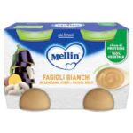 Mellin Omo Fagioli Bianchi, Melenzane, Porri, Patate Dolci Gr.130x2