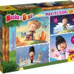 Puzzle Lisciani Double Face MAXI 24 PZ. Masha E' fantastico