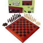 Editrice Giochi Dama & Scacchi in legno Deluxe