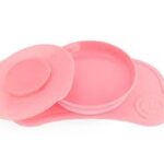 Twistshake Piatto e Tappetino Click-Mat Mini Pastel Pink