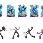 Spiderman Bendy Figure Pers Ass. cm.15