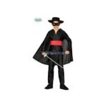 Costume bandito spadaccino mascherato bambino
