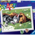Ravensburger CreArt Serie E - Cane e Gatto