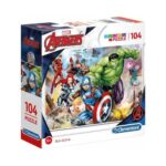 Clementoni Puzzle 104 Pz. Square Box Avengers