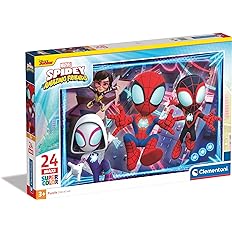 a79968d035de45622ed737f65b5b325c Clementoni Puzzle 24 pz. Maxi Spidey & Friends - immagine 1