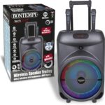Bontempi Cassa Wireless con Trolley 2 Microfoni e luci RGB
