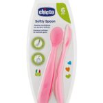 CHICCO CUCCHIAIO SILICONE FEMMINILE BI-PACK 6M+