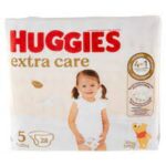 Huggies Pannolini Extra Care Grande Mis.5 11-25 Kg. Pz.28