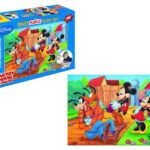 Puzzle Lisciani Double Face MAXI 108 PZ. Mickey Mouse