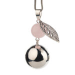 Bola Pendente Antiossidante Argento Foglia