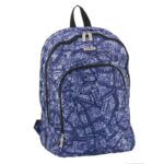 Zaino Organizzato All Over Map Comix