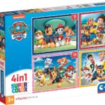 Clementoni Puzzle 4 in 1 Paw Patrol