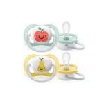 Avent 2 Succhietti Ultra Air 0-6m Neutro Frutta