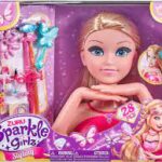 Sparkle Girl Princess Testa Acconciature e Manicure