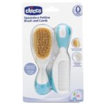 CHICCO SPAZZOLA E PETTINE AZZURRO