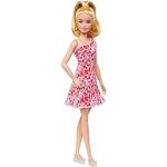 Barbie Fashionistas 205 Bambola Capelli Biondi Vestito Rosso