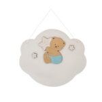 DOLCE FIABA SUPPORTO NOME NUVOLA TONDA ORSETTO STELLA CELESTE