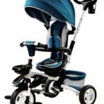 Triciclo Pieghevole Blu Colibrì