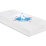 Fermapipì, lenzuolo con angoli per lett.in jersey di cotone+pipì stop cucito all'interno