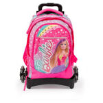 BARBIE ZAINO TROLLEY 3 RUOTE 2IN1 EST.ROUND SMART-CLICK